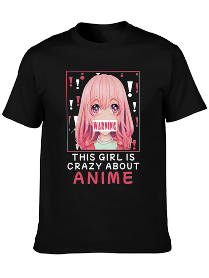 Anime Girl Crazy T-Shirt
