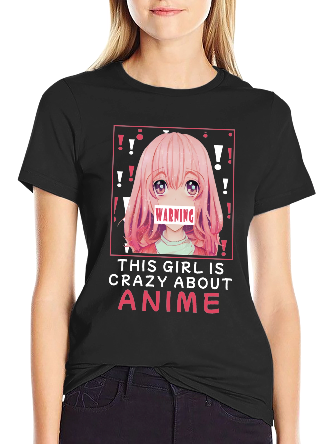 Anime Girl Crazy T-Shirt