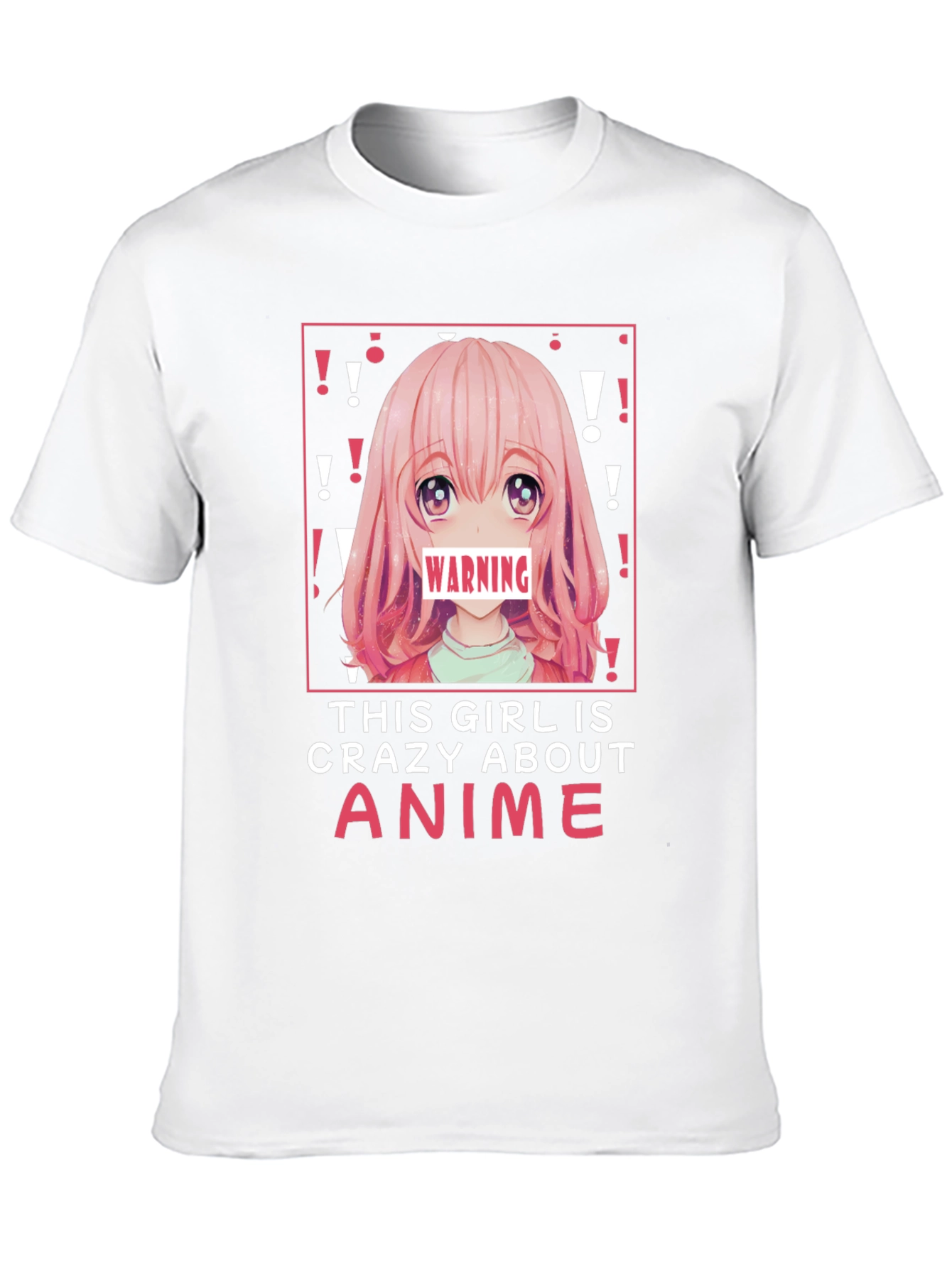 Anime Girl Crazy T-Shirt