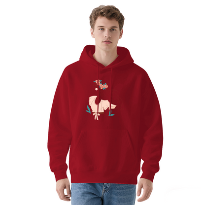 Cool Graphic Hoodie - Minimalist Illustration Girl