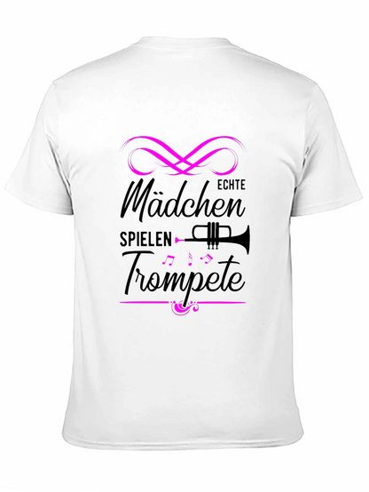 Girls Play Trumpet T-Shirt - Fun Musical Tee