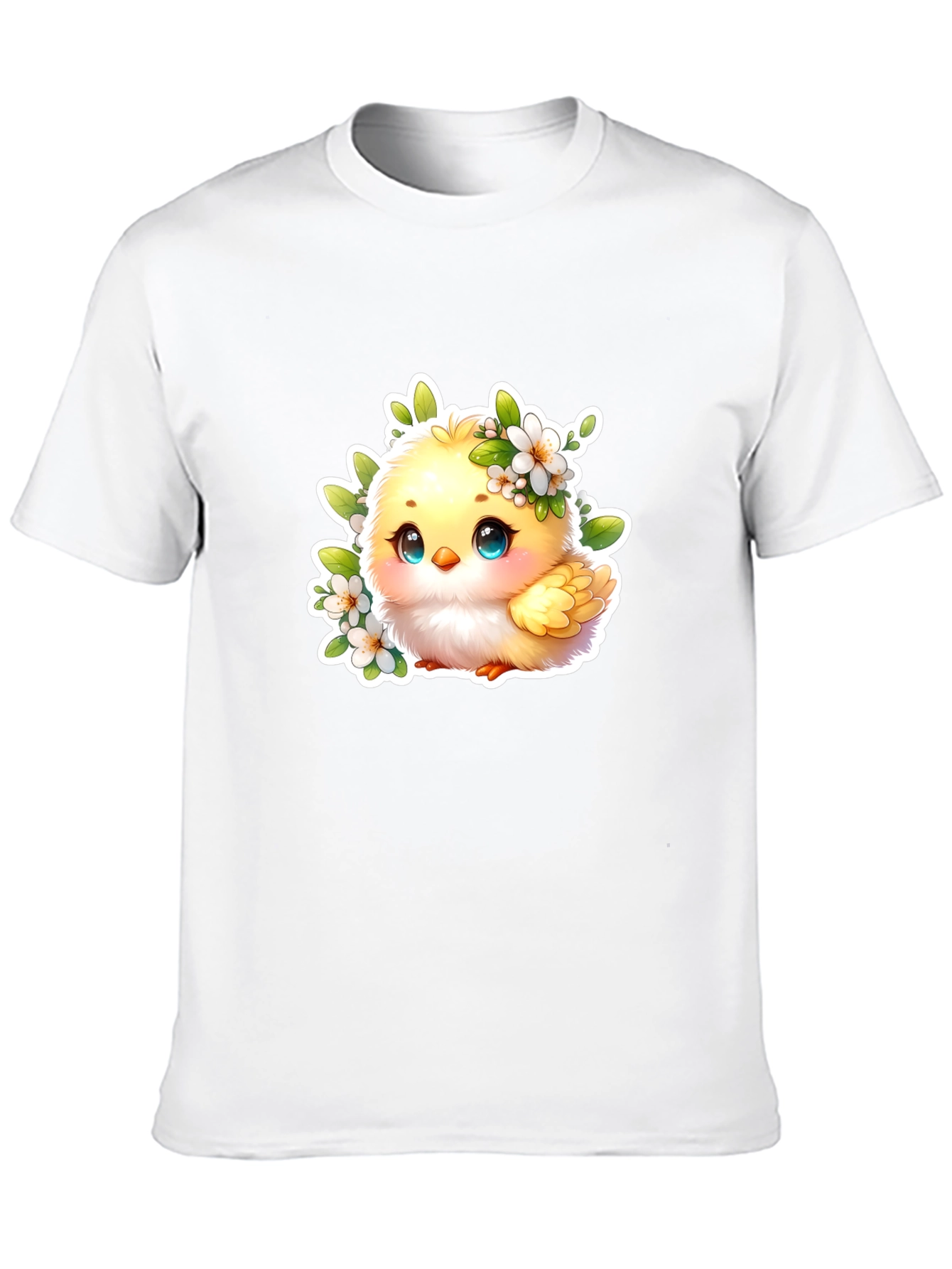Cute Chick Graphic Tee - Adorable Black T-Shirt