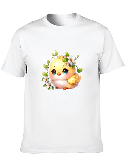 Cute Chick Graphic Tee - Adorable Black T-Shirt