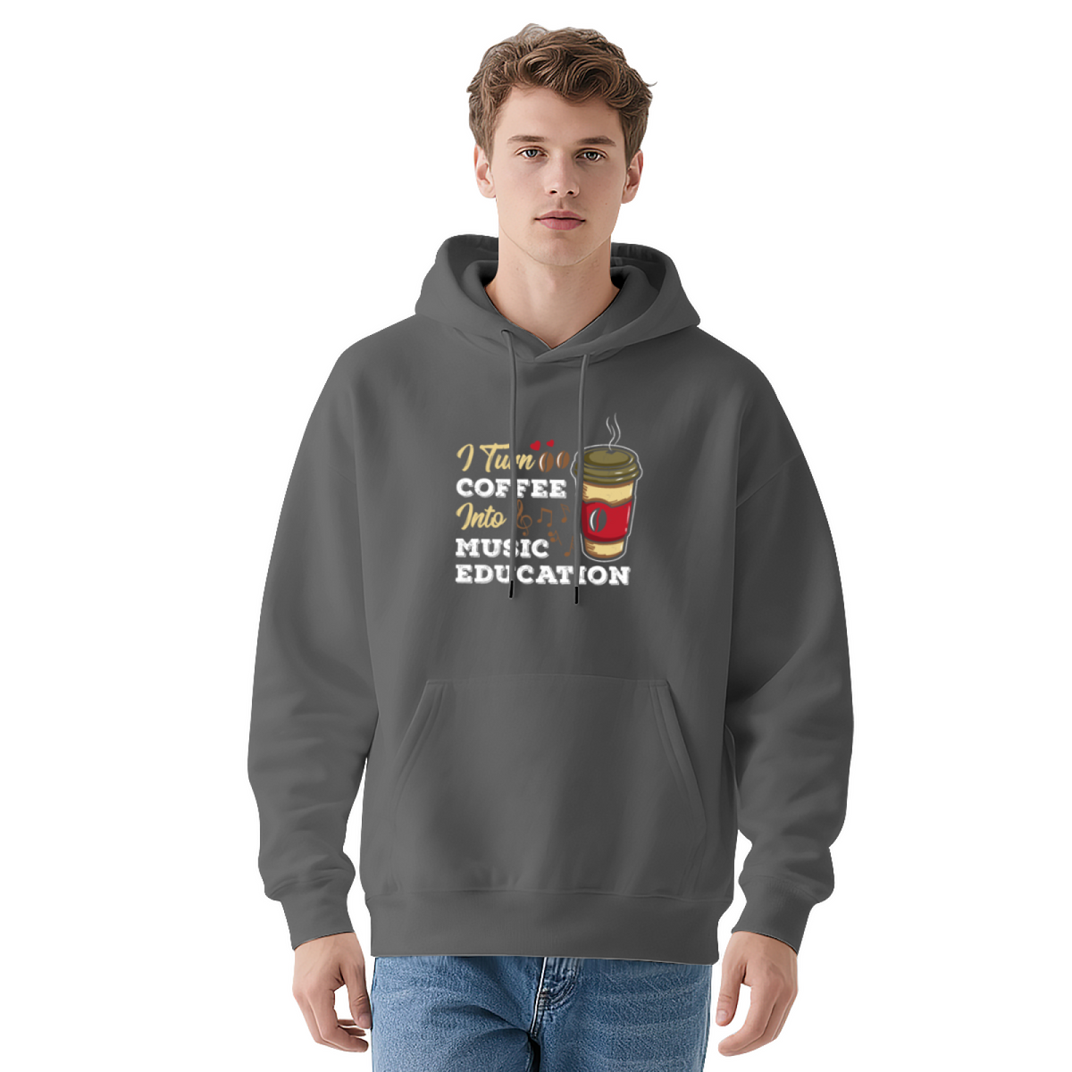 Stylish Pullover Hoodie - Cat Lover Design