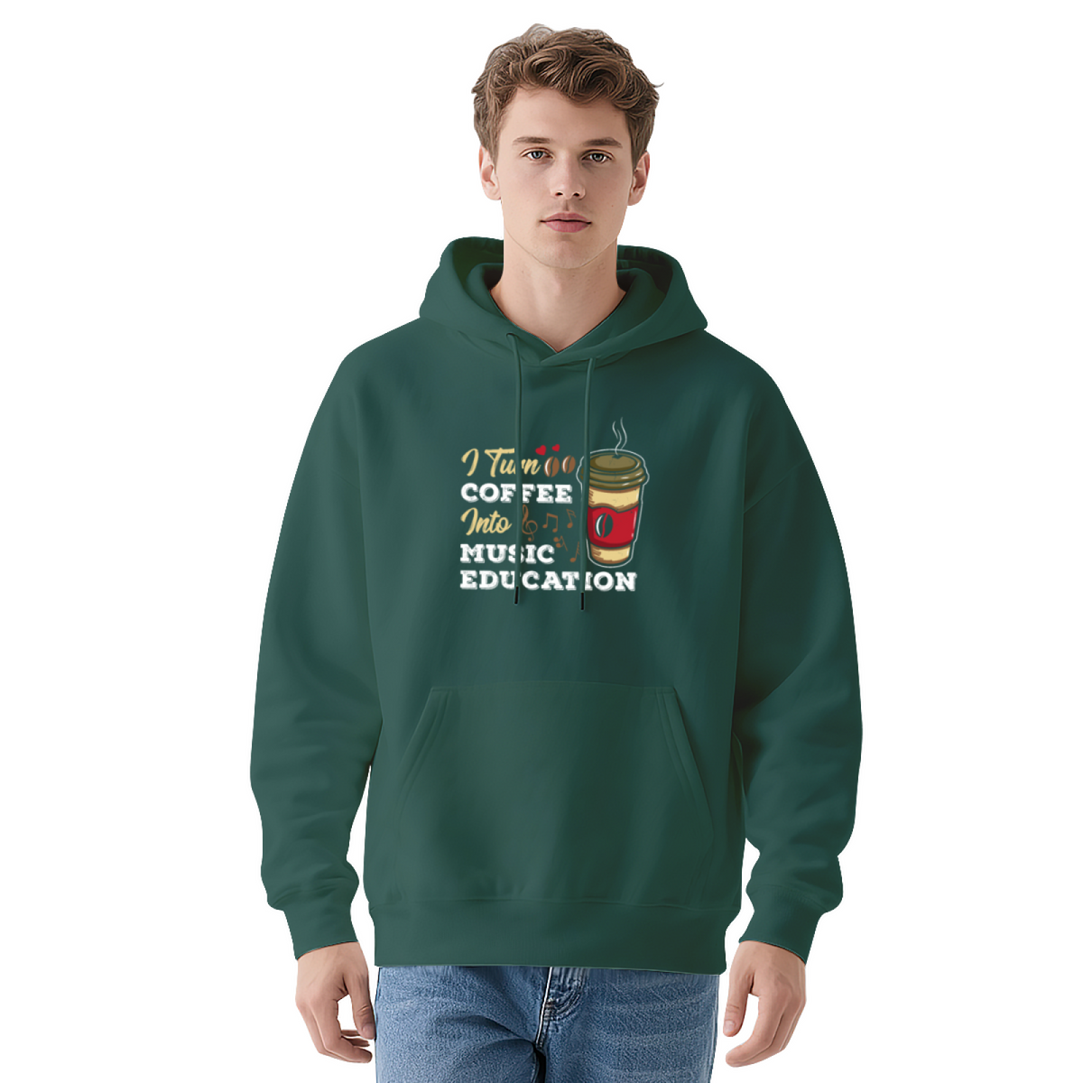 Stylish Pullover Hoodie - Cat Lover Design