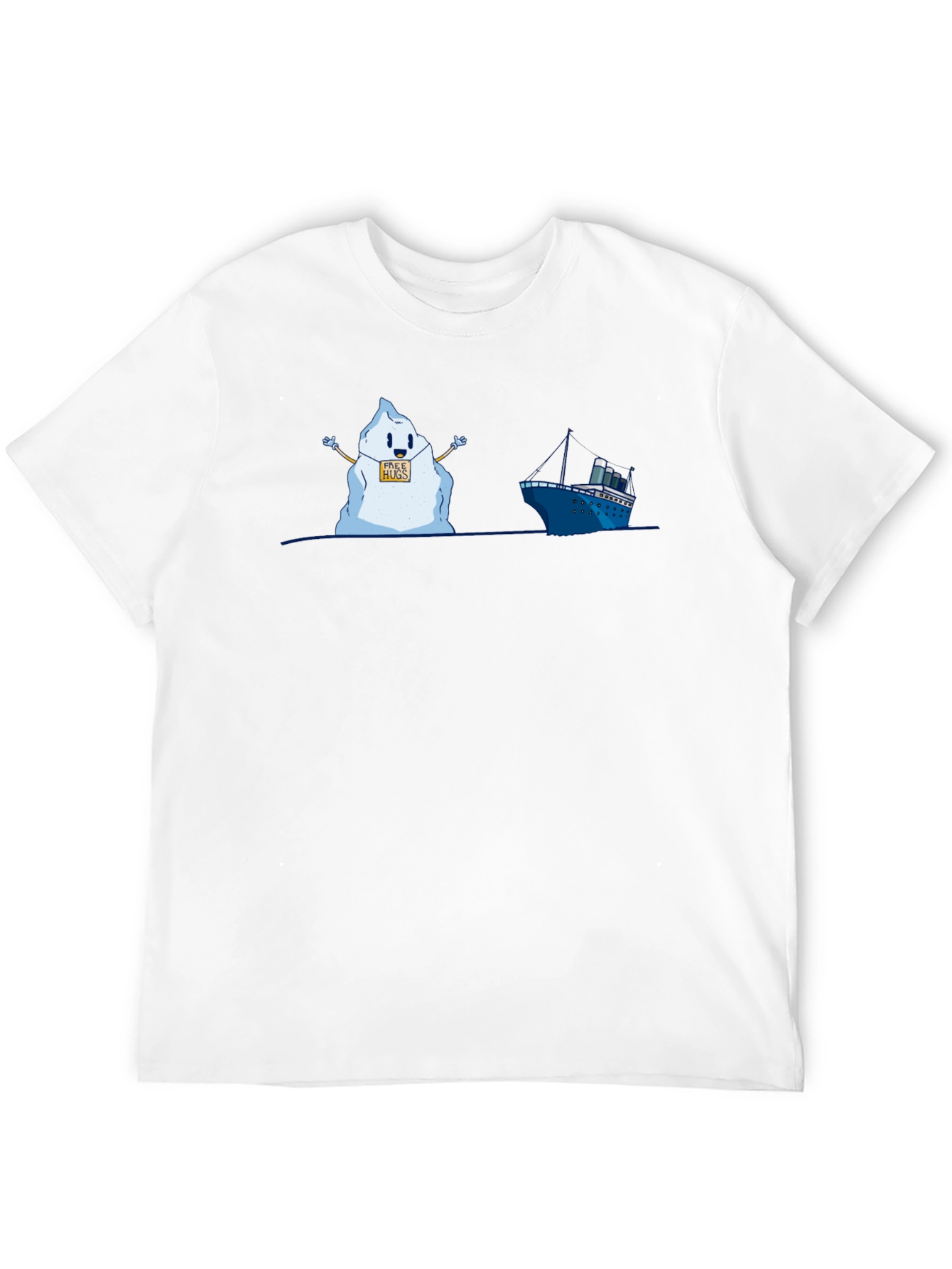 Titanic Iceberg Free Hugs Humor T-Shirt