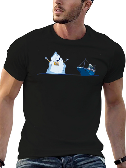 Titanic Iceberg Free Hugs Humor T-Shirt
