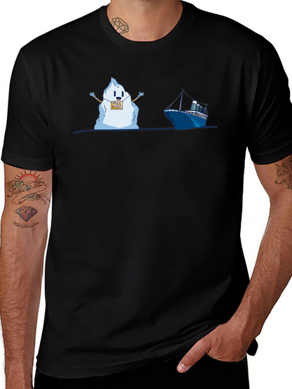 Titanic Iceberg Free Hugs Humor T-Shirt