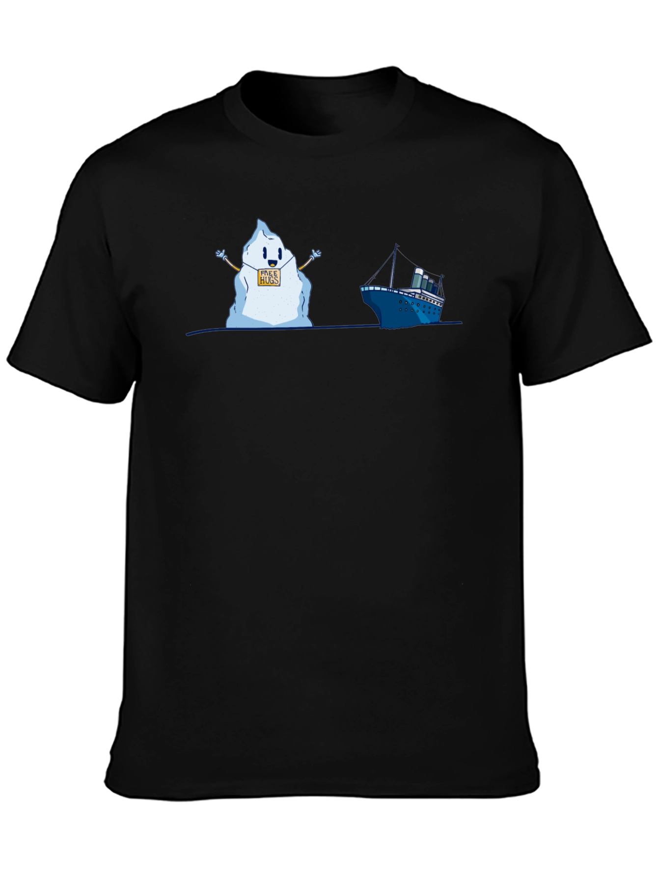 Titanic Iceberg Free Hugs Humor T-Shirt