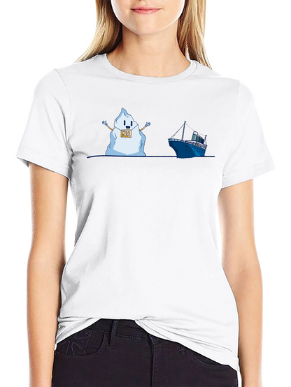 Titanic Iceberg Free Hugs Humor T-Shirt