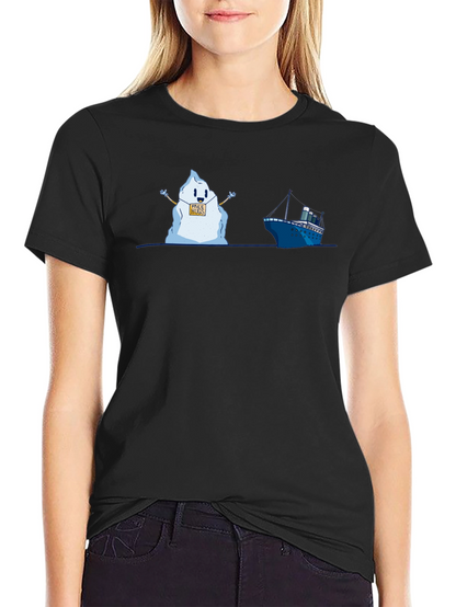 Titanic Iceberg Free Hugs Humor T-Shirt
