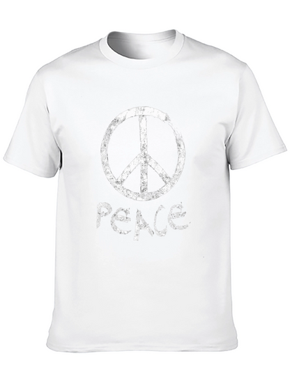 Peace Sign T-Shirt - Grunge Style