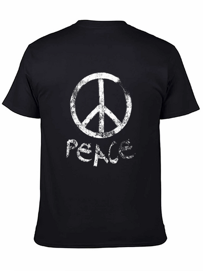 Peace Sign T-Shirt - Grunge Style
