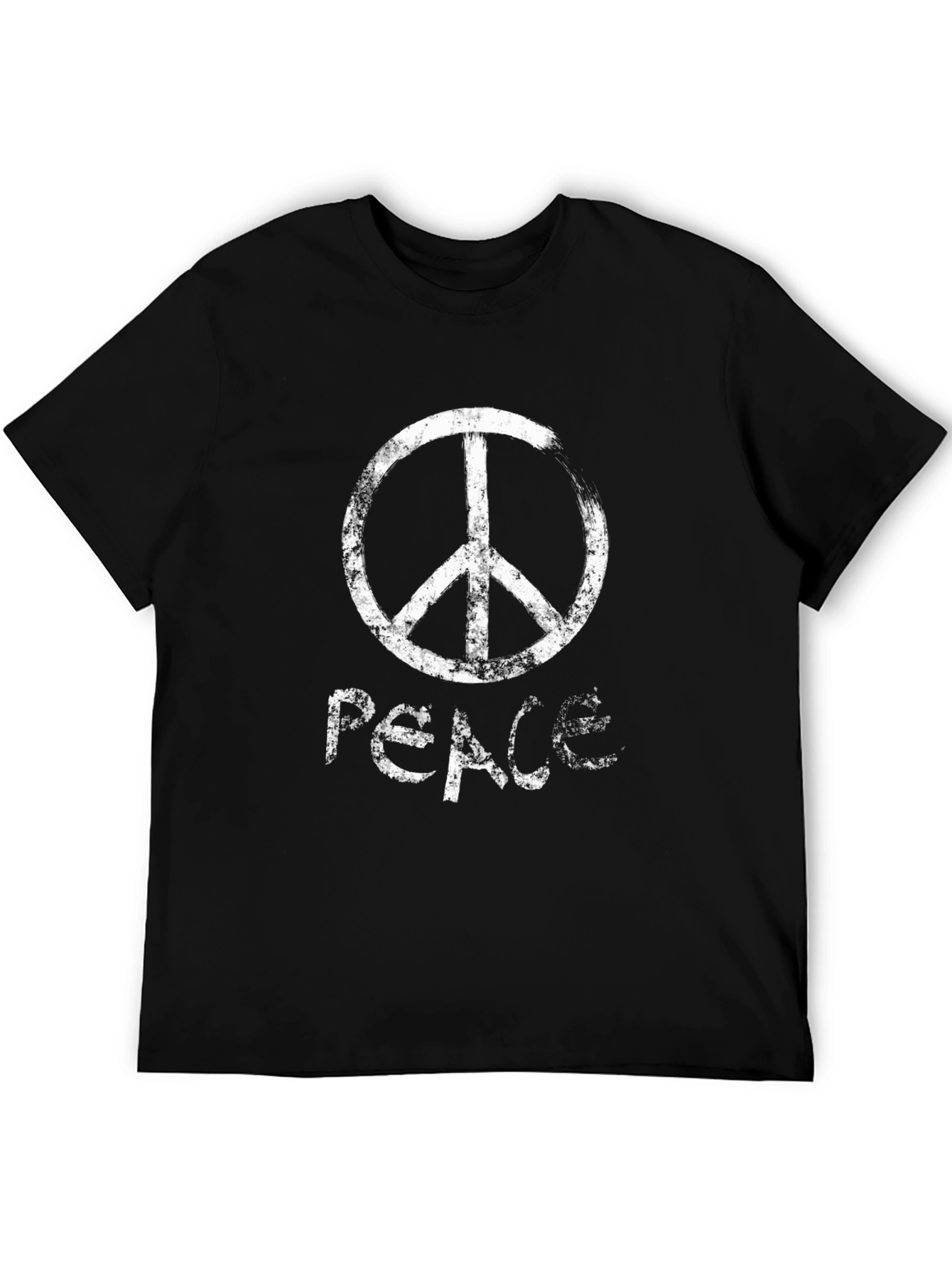 Peace Sign T-Shirt - Grunge Style