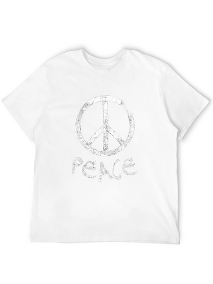 Peace Sign T-Shirt - Grunge Style