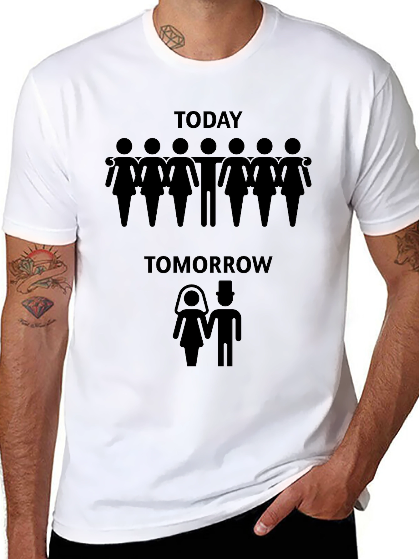 Funny Bachelor Party Graphic T-Shirt