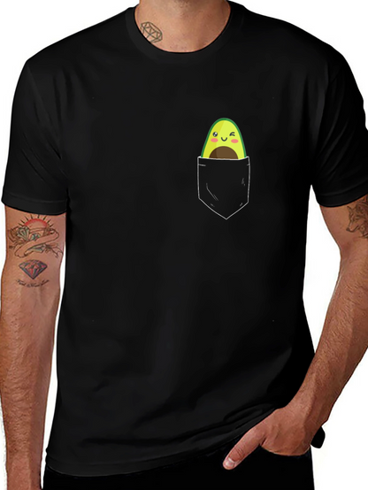 Avocado Pocket Tee - Cute & Fun Graphic T-Shirt