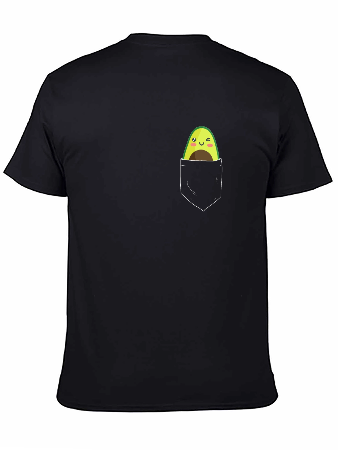Avocado Pocket Tee - Cute & Fun Graphic T-Shirt