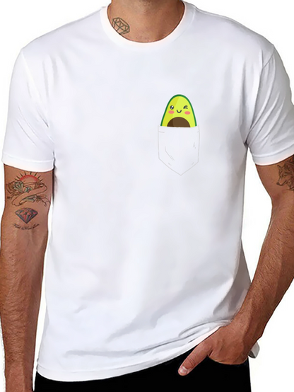 Avocado Pocket Tee - Cute & Fun Graphic T-Shirt