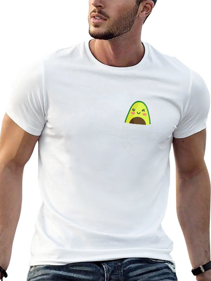 Avocado Pocket Tee - Cute & Fun Graphic T-Shirt