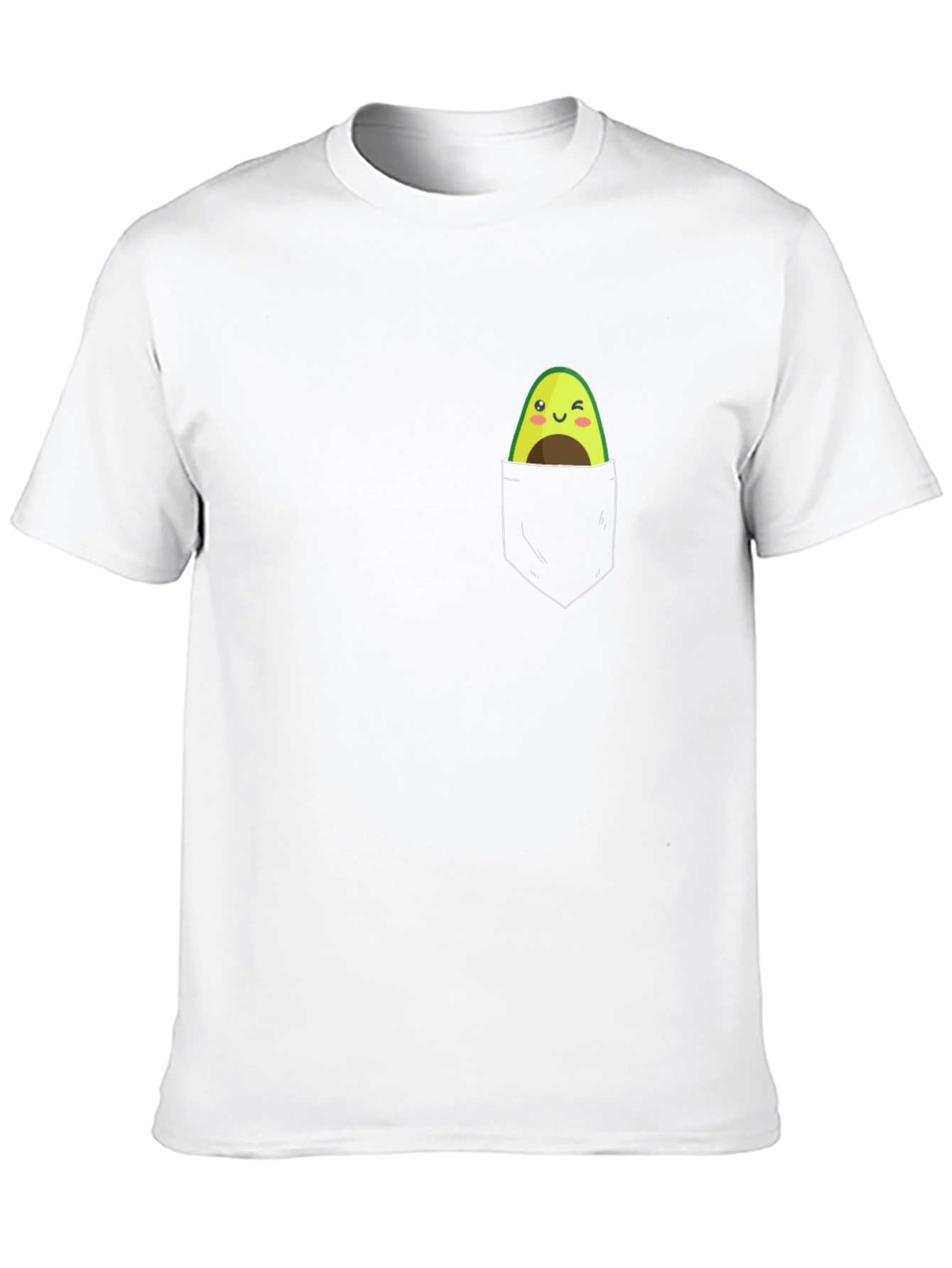 Avocado Pocket Tee - Cute & Fun Graphic T-Shirt