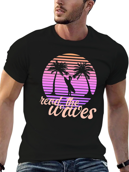 Read the Waves Retro T-Shirt | Surfer Style