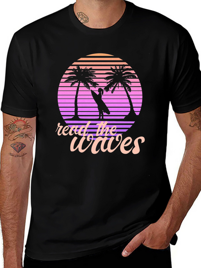 Read the Waves Retro T-Shirt | Surfer Style