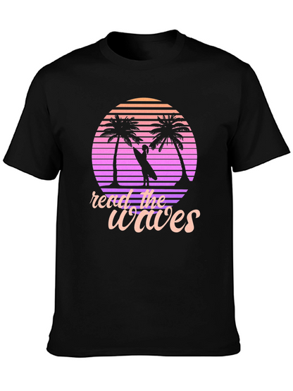 Read the Waves Retro T-Shirt | Surfer Style