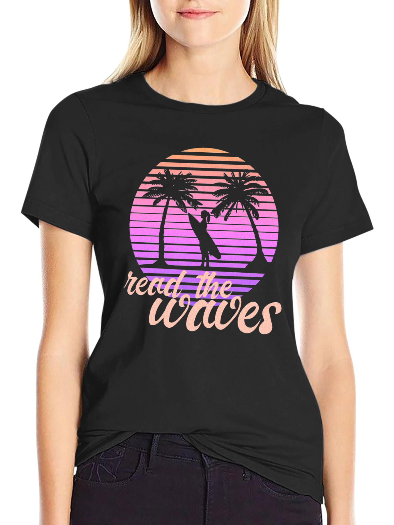Read the Waves Retro T-Shirt | Surfer Style