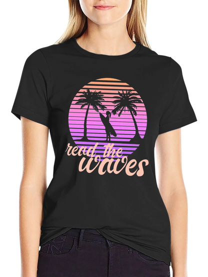 Read the Waves Retro T-Shirt | Surfer Style