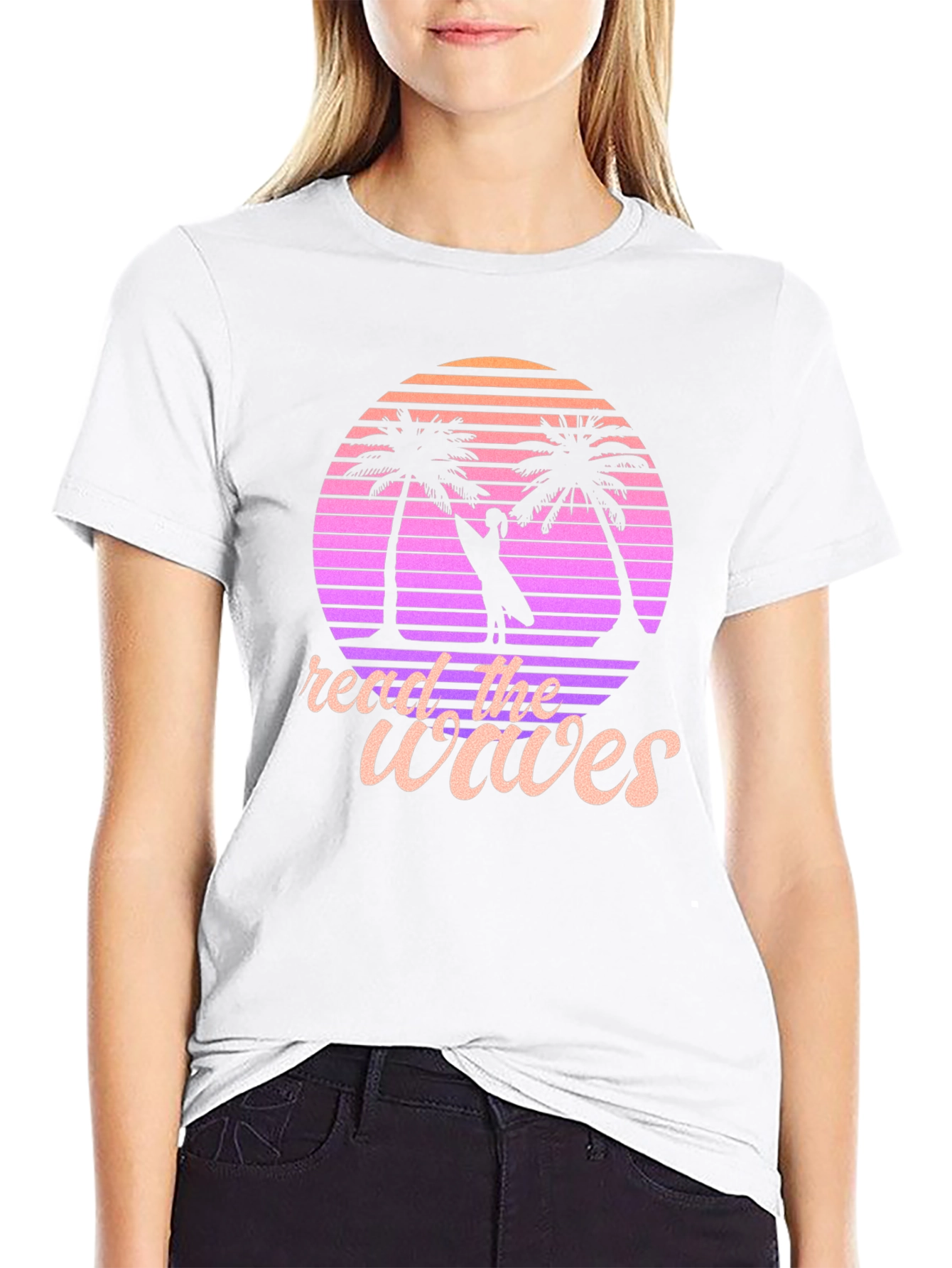 Read the Waves Retro T-Shirt | Surfer Style