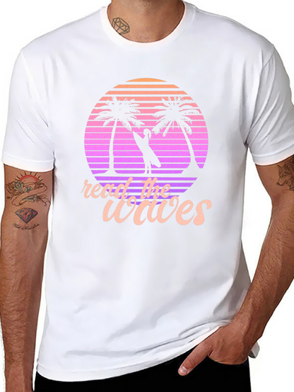 Read the Waves Retro T-Shirt | Surfer Style