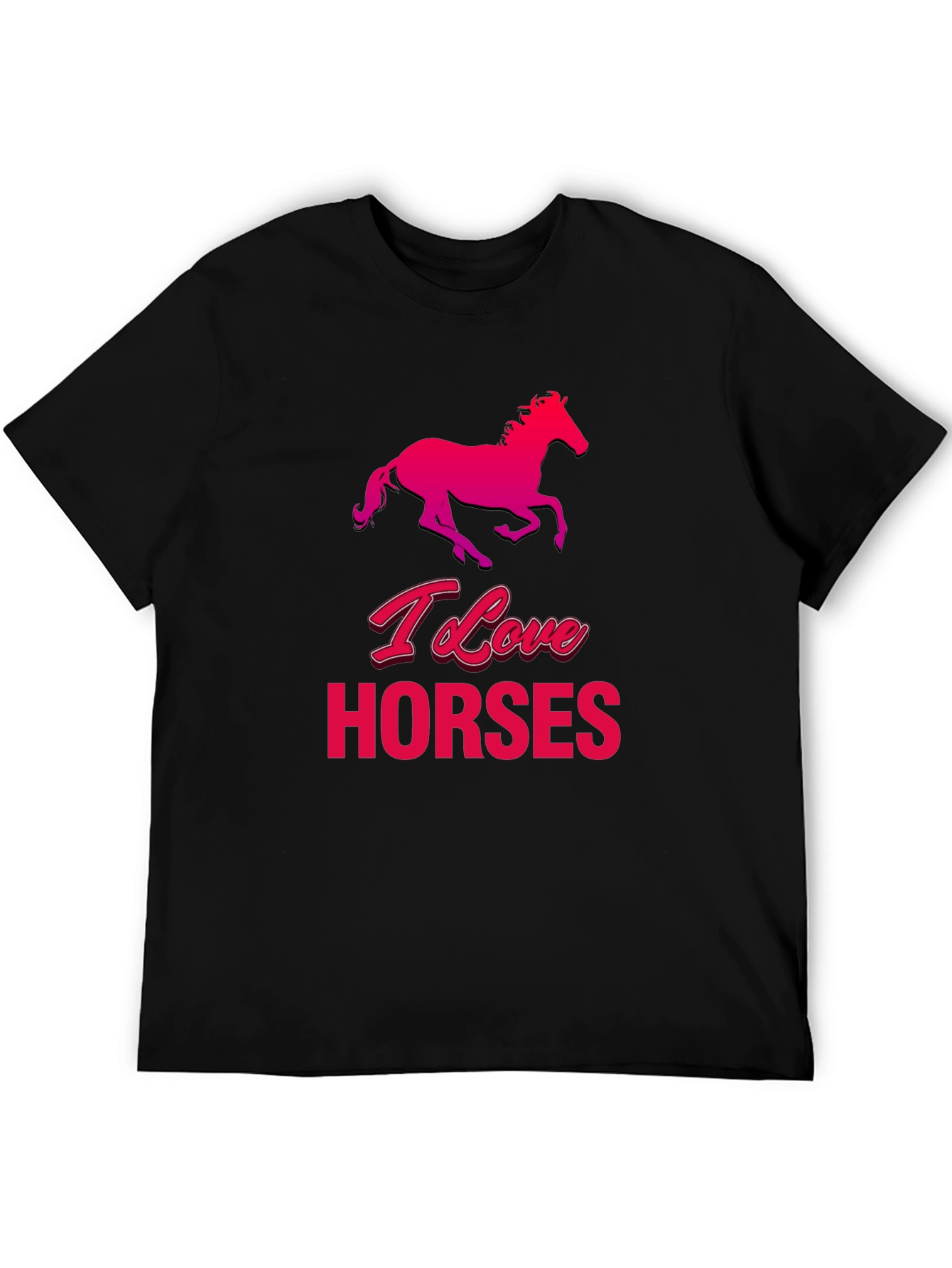 I Love Horses Graphic T-Shirt