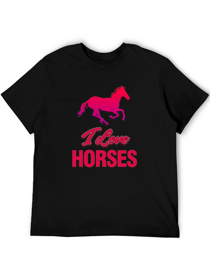I Love Horses Graphic T-Shirt