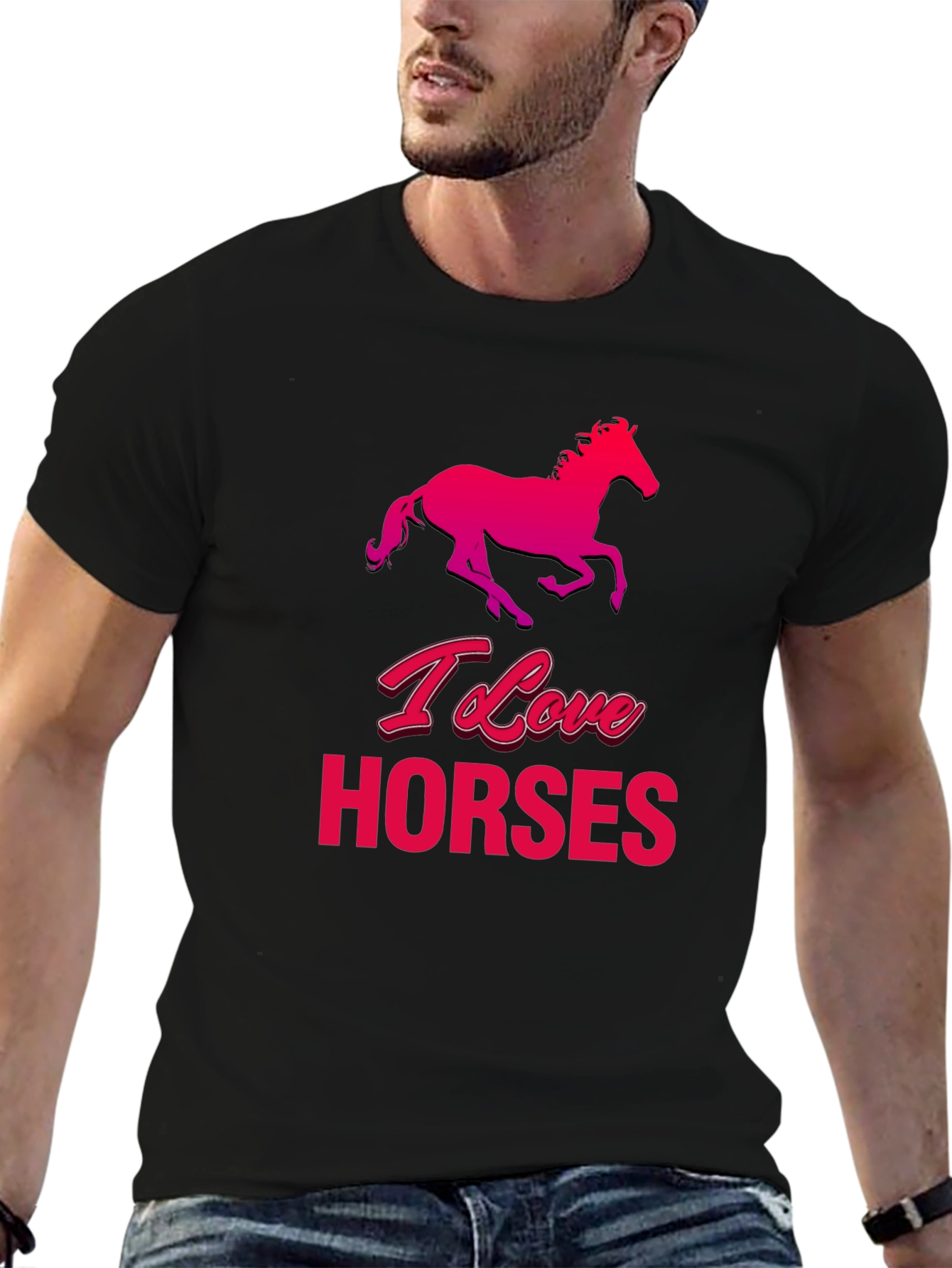 I Love Horses Graphic T-Shirt