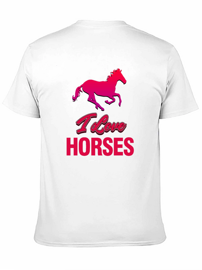 I Love Horses Graphic T-Shirt