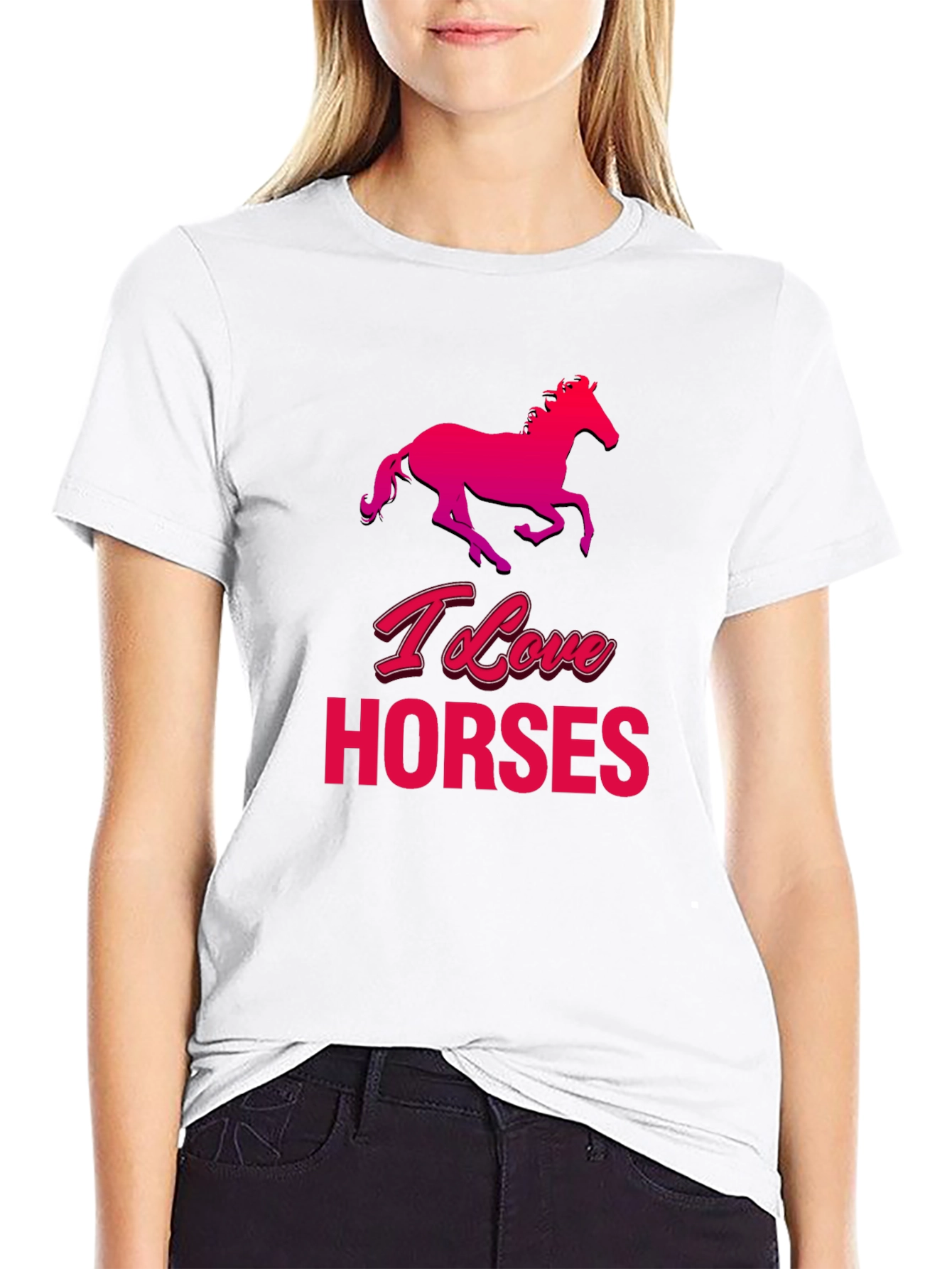 I Love Horses Graphic T-Shirt