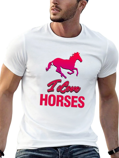 I Love Horses Graphic T-Shirt