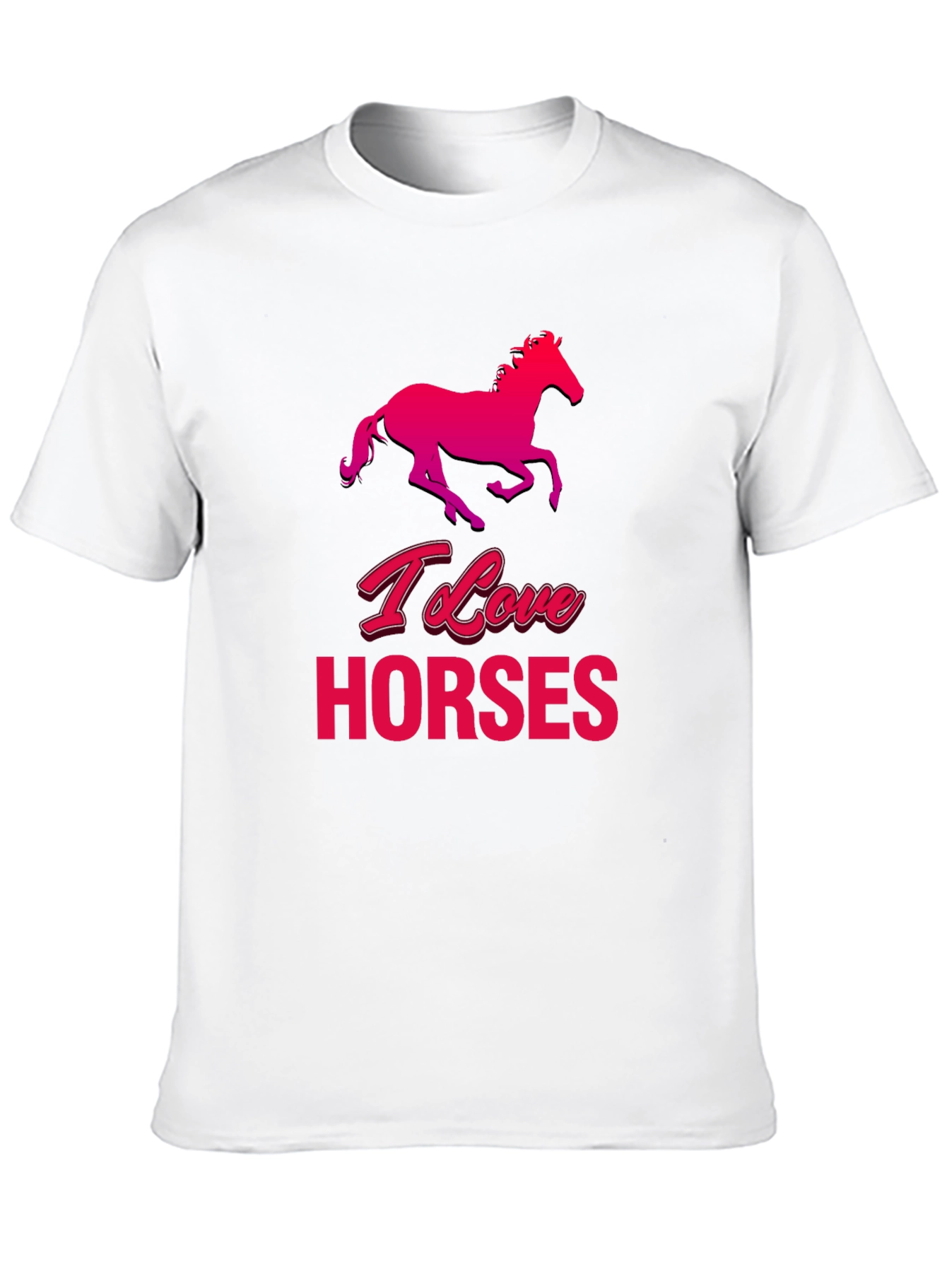 I Love Horses Graphic T-Shirt