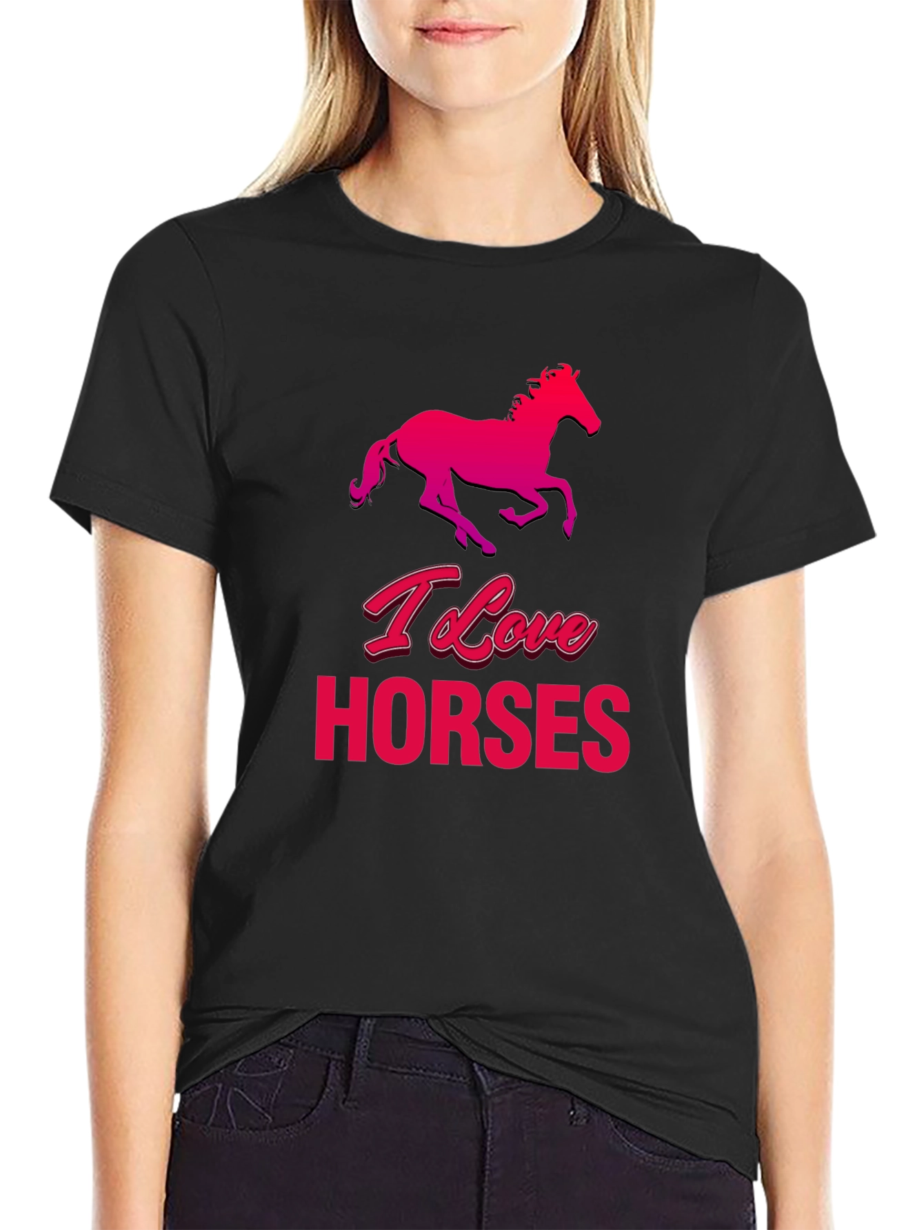 I Love Horses Graphic T-Shirt