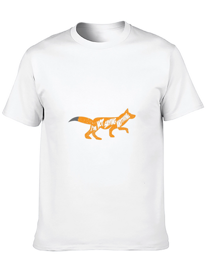 Fox Im Not Saying Anything Black T-Shirt