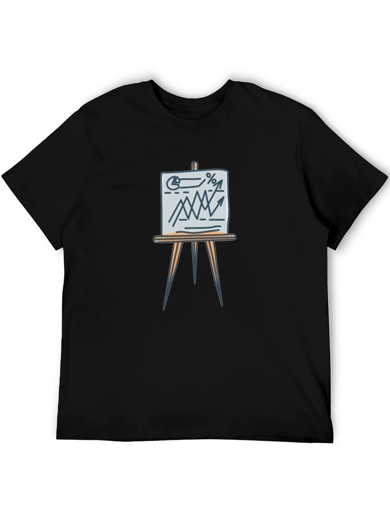 Business Graph Tee - Trendy Casual Wear
