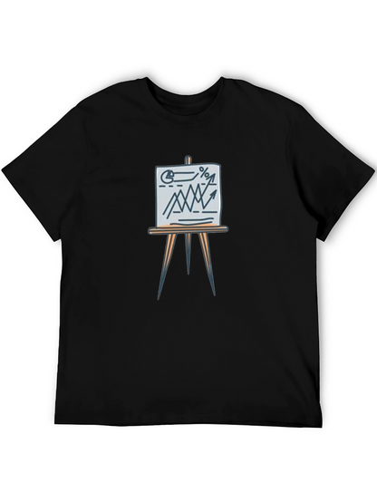 Business Graph Tee - Trendy Casual Wear