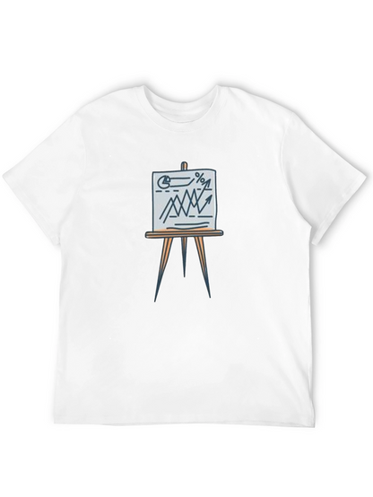 Business Graph Tee - Trendy Casual Wear