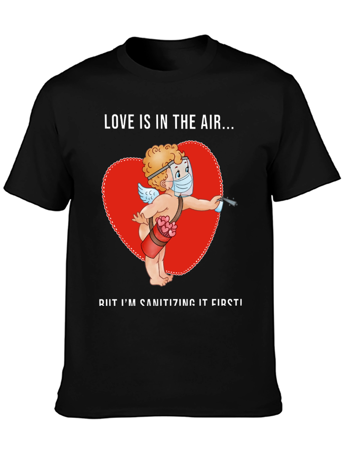 Sanitizing Cupid T-Shirt