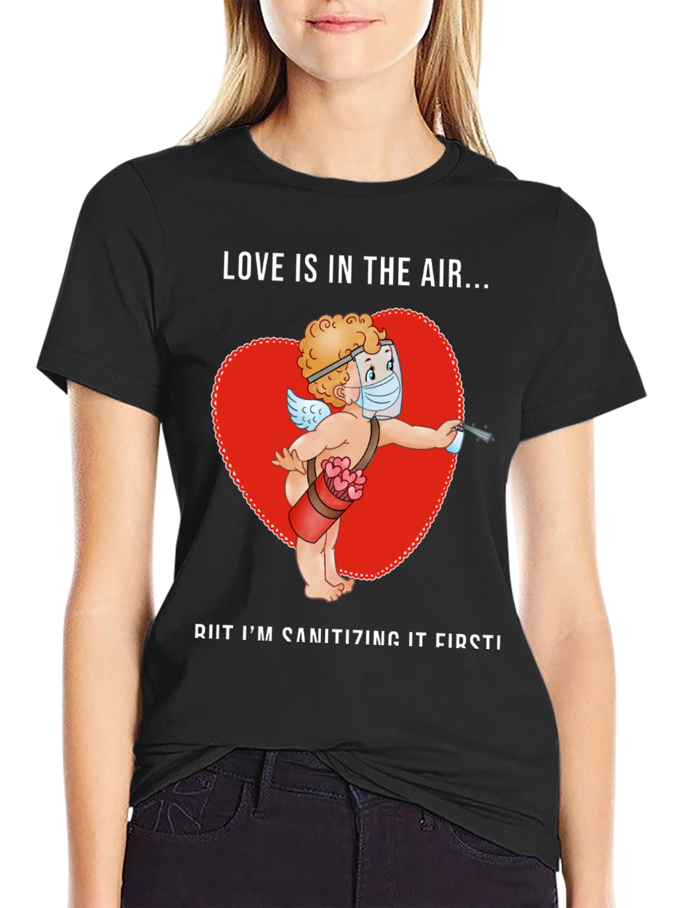Sanitizing Cupid T-Shirt