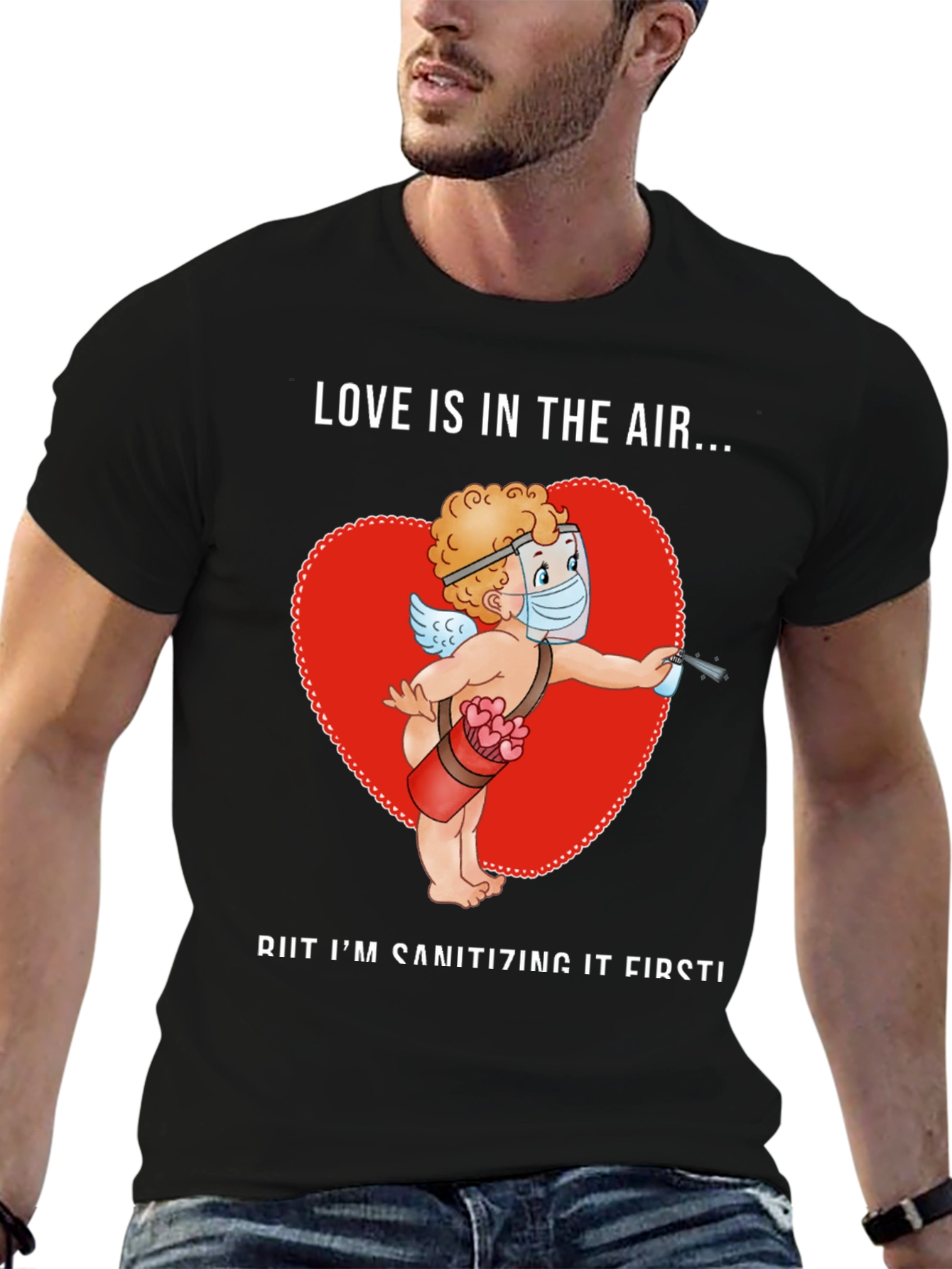 Sanitizing Cupid T-Shirt