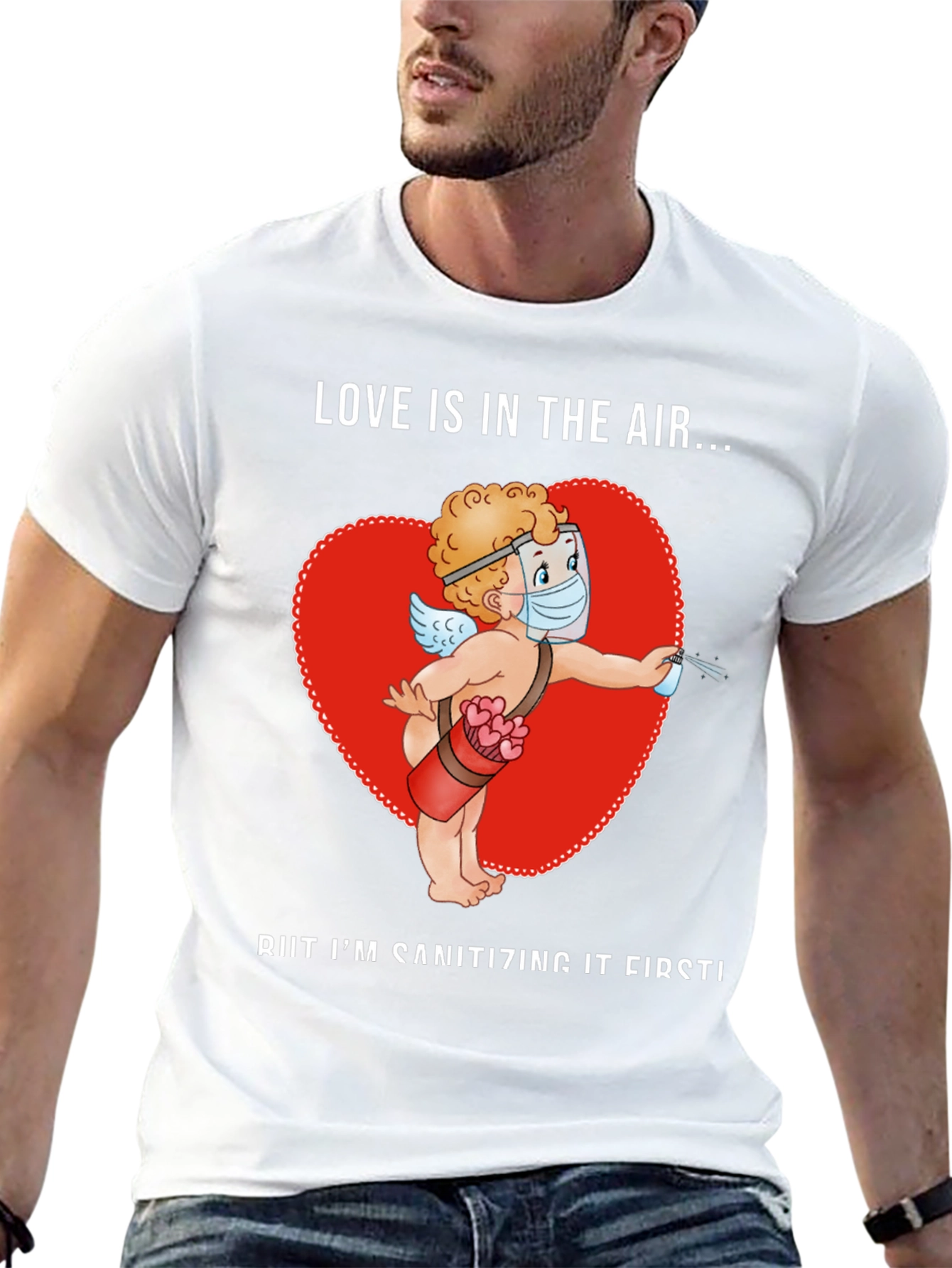 Sanitizing Cupid T-Shirt
