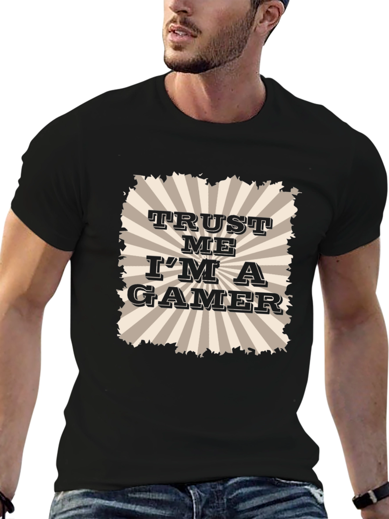 Trust Me Im A Gamer - Mens Black T-Shirt