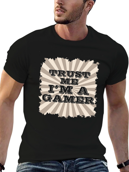 Trust Me Im A Gamer - Mens Black T-Shirt